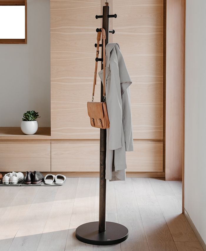 Umbra Pillar Rubberwood Coat Rack Macy's