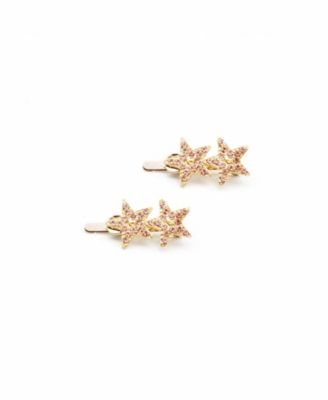 Women's Twin Star Magnetic Barrette Set, Pack of 2
