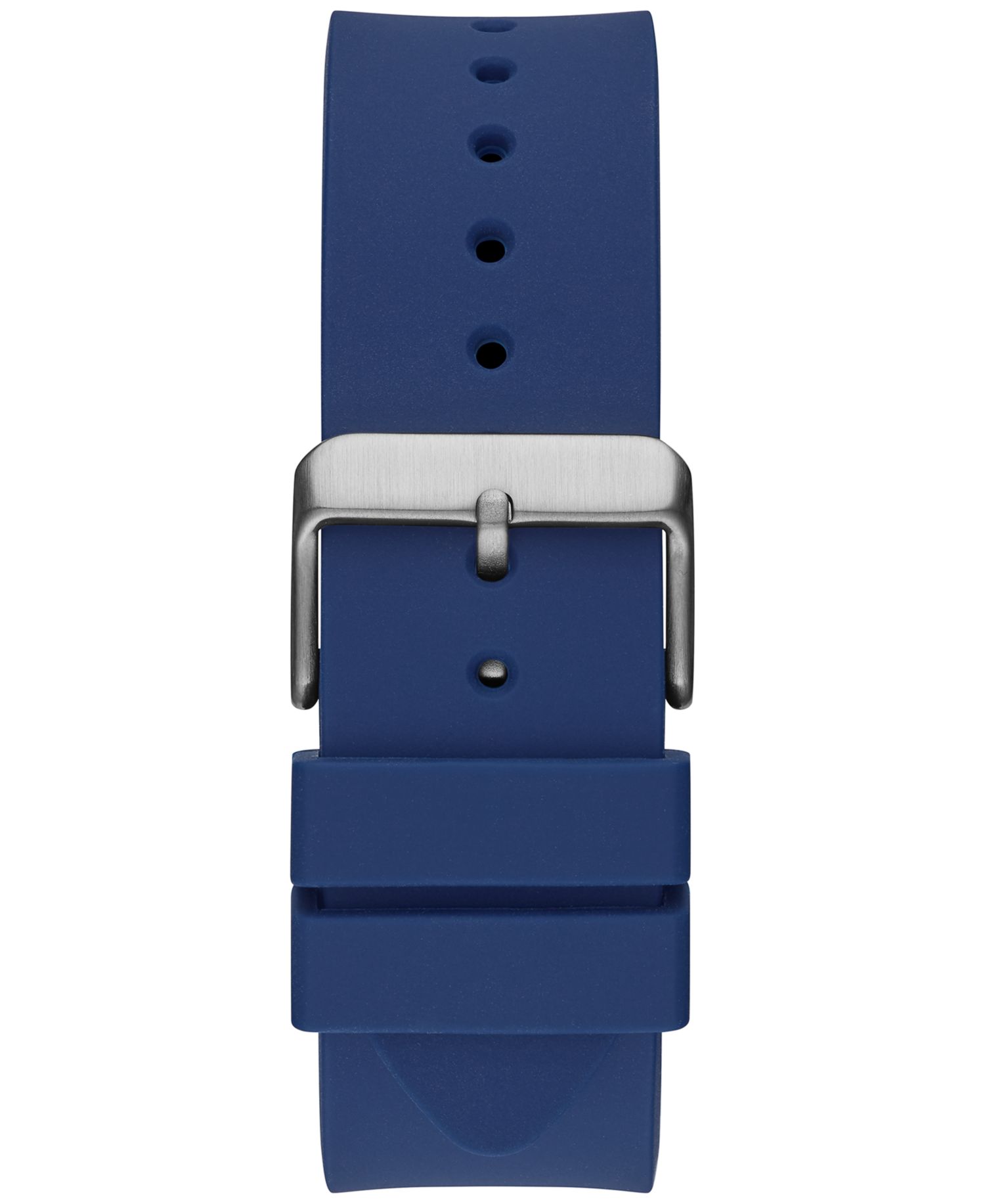 Men's Blue Silicone Strap Watch 43mm