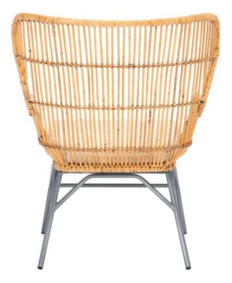 Lenu Rattan Accent Chair with Cushion