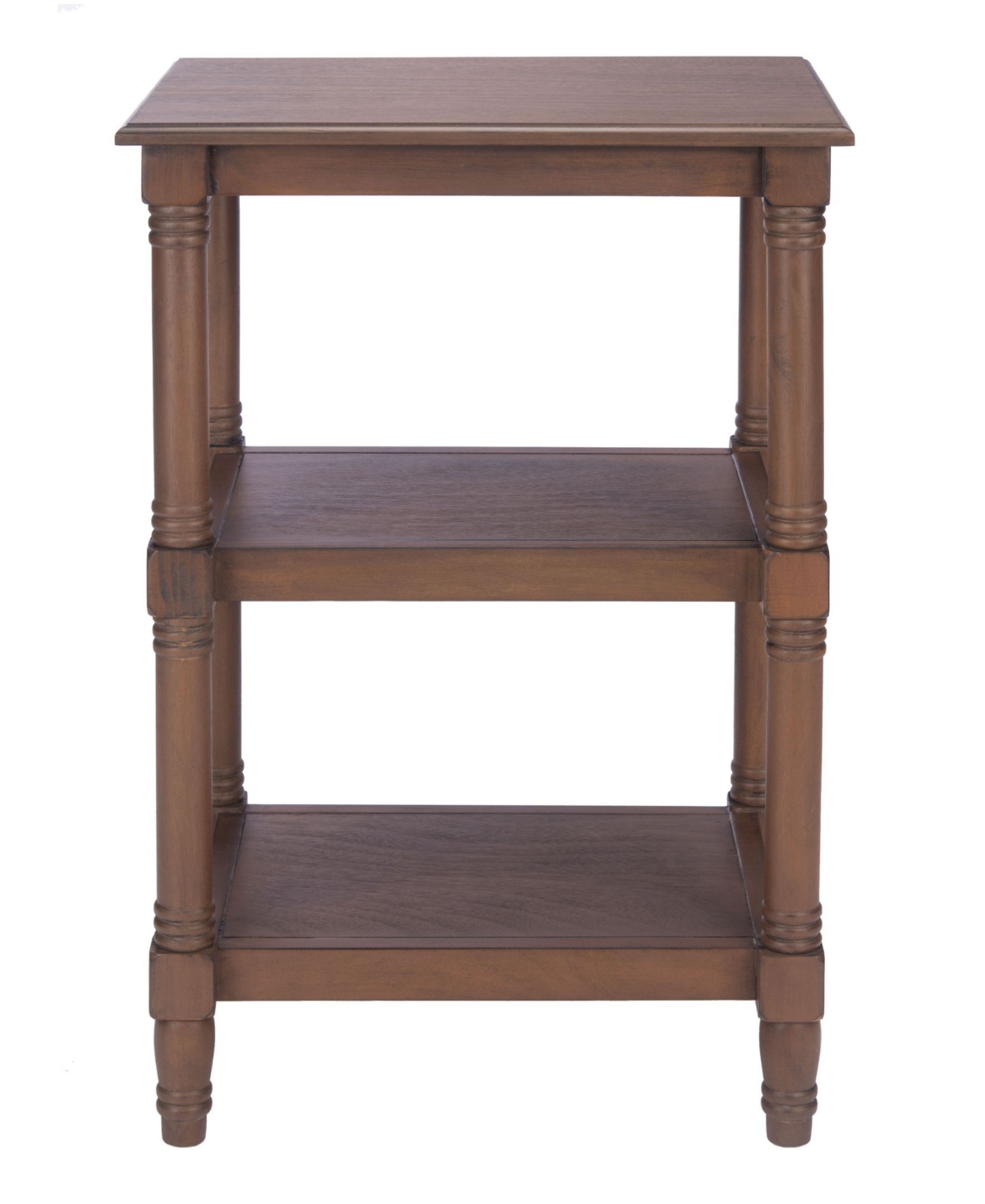 Safavieh Couture Cassie 3 Shelf Accent Table In Brown