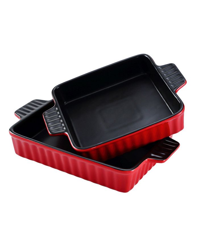 Bruntmor Rectangular Bakeware Set Baking Pan Lasagna Pans for Baking
