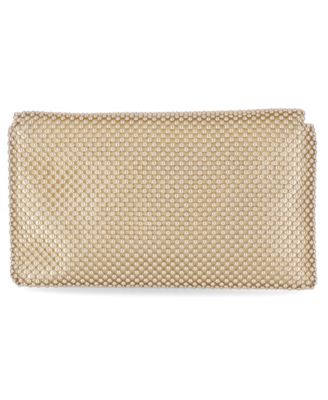 Prudence Shiny Mesh Clutch, Exclusively at Macy's