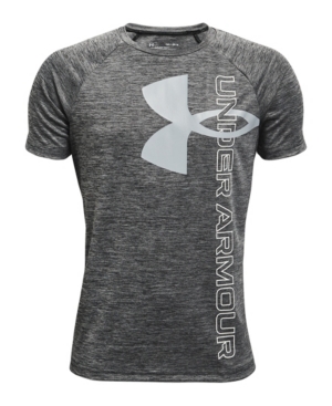Big Boys Ua Tech Split Logo Hybrid T-shirt
