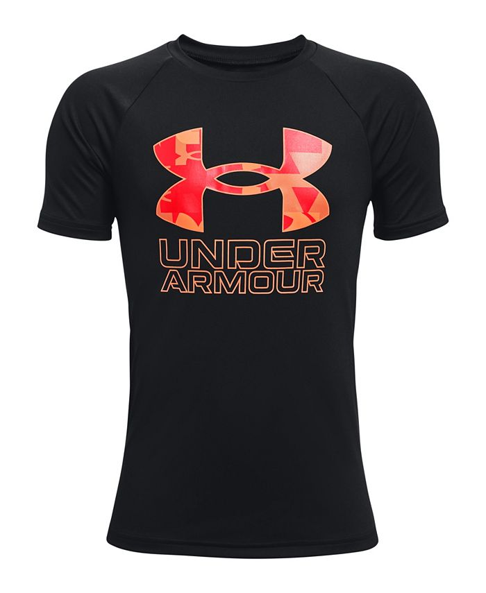 Under Armour Big Boys Tech Hybrid Print Fill Short Sleeve T-shirt - Macy's
