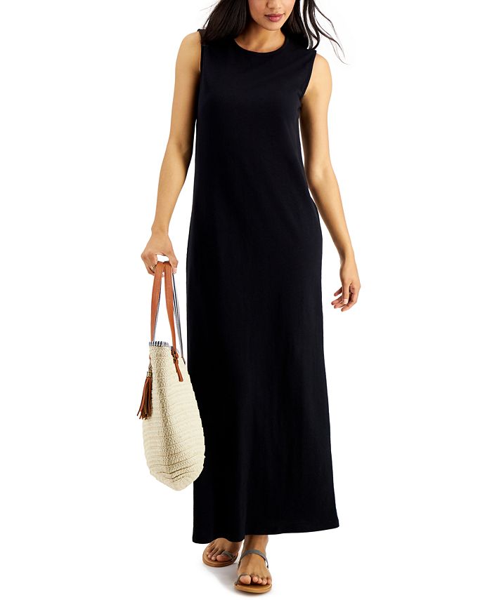 Style & Co Cotton Maxi Dress, Created for Macy's - Macy's