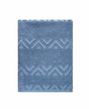 Ozan Premium Home Turkish Cotton Sovrano Collection Luxury Bath Sheet Bedding In Blue