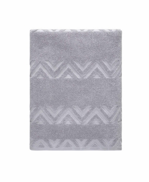 Ozan Premium Home Turkish Cotton Sovrano Collection Luxury Bath Sheet Bedding In Light Gray