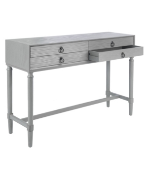 Shop Safavieh Aliyah 4 Drawer Console Table In Gray