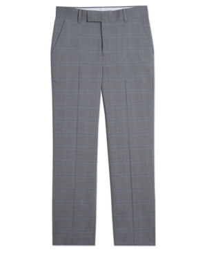 Big Boys Stretch Subtle Windowpane Pants