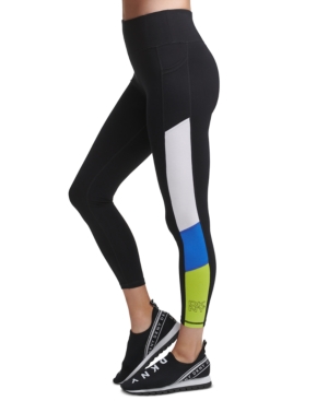 Dkny Colorblocked 7/8 Length Leggings