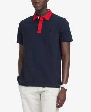 Tommy Hilfiger Men's Classic-Fit Ed Rugby Polo