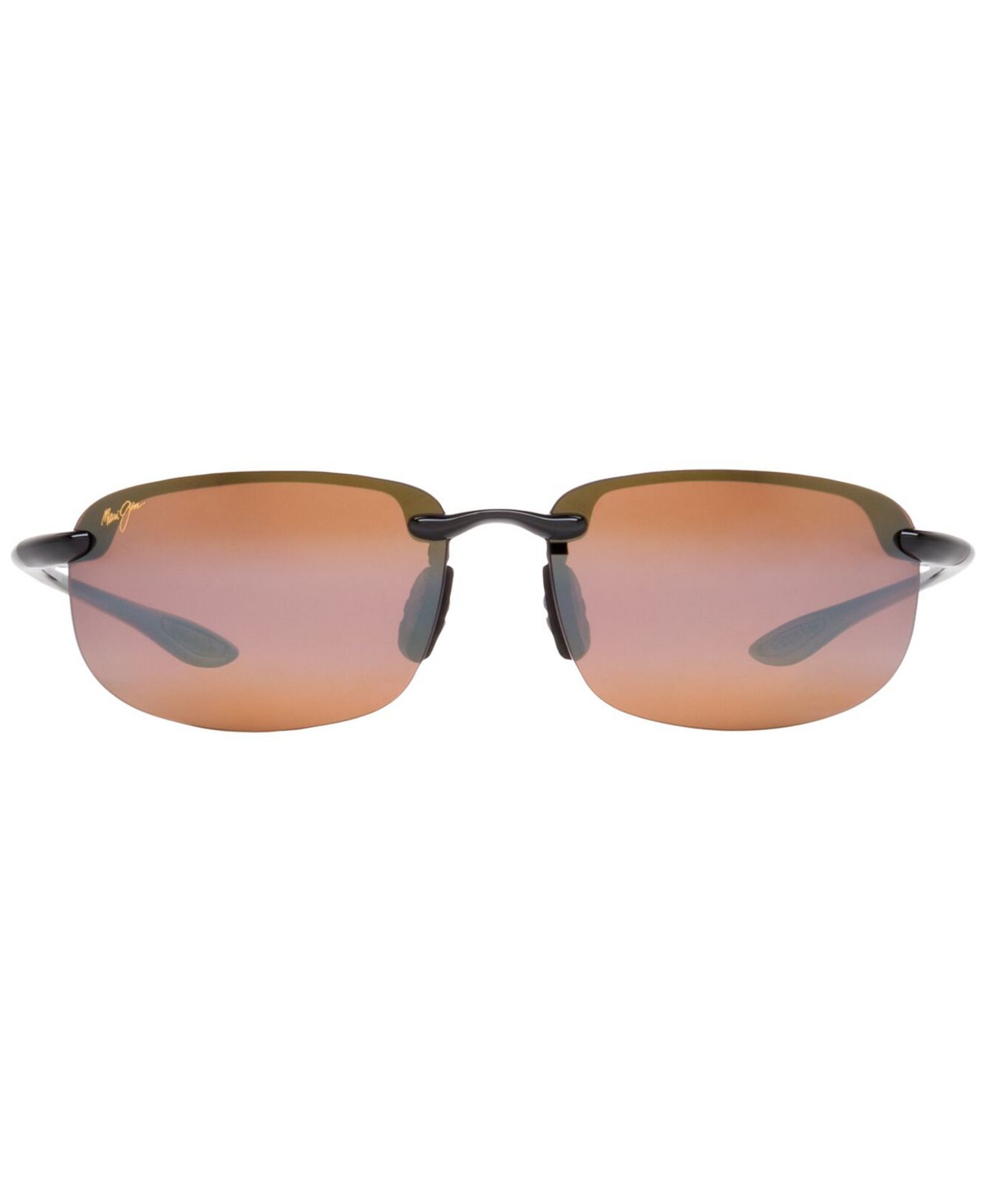 Женские солнцезащитные очки Maui Jim Hookipa Polarized Sunglasses, 407, цвет: Чёрный / Коричневый — фото 4