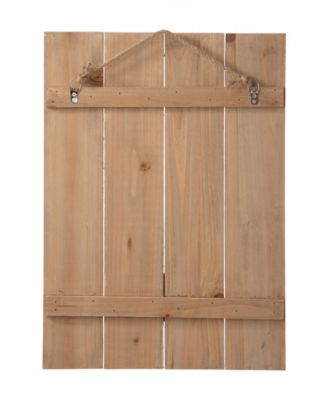 18"H Easter Wooden Bunny Wall Decor