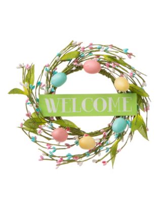 30"H Easter Wooden Bunny Family Standing Decor