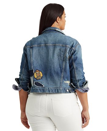 Lauren Ralph Lauren Plus Size Denim Jacket & Reviews - Jackets & Blazers -  Plus Sizes - Macy's