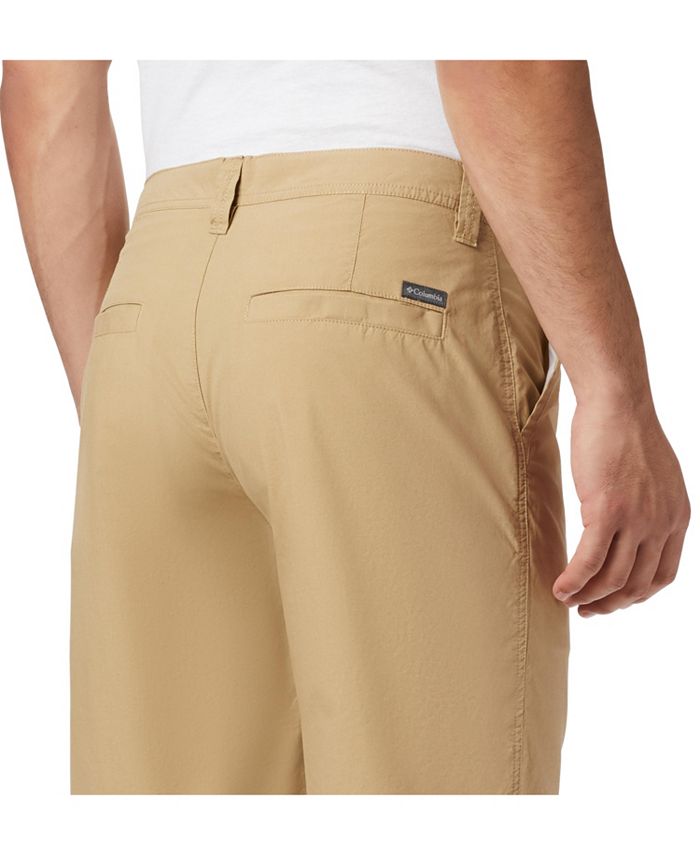 Columbia Big and Tall Mens Washed Out Chino Short Crouton 34x8 