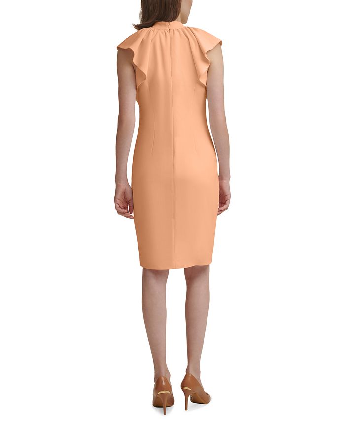 Calvin Klein Petite Ruffled Dress & Reviews - Dresses - Petites - Macy's