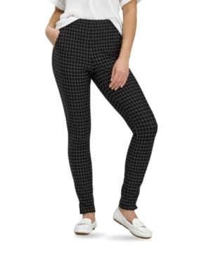 Hue Women's Work Baby Windowpane High Rise Leggings