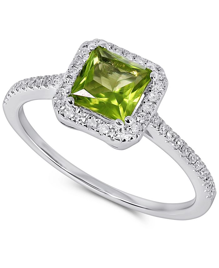 Macy's top peridot ring