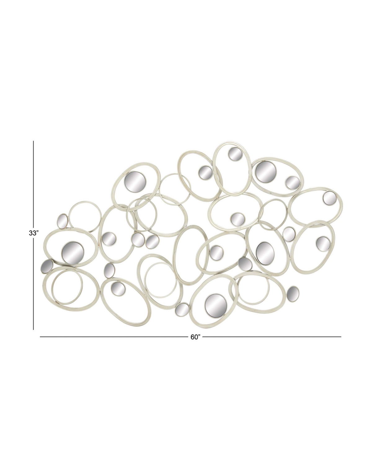 Glam Ornamental Metal Wall Decor