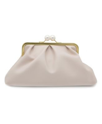 ZAC POSEN Lacey Soft Frame Leather Clutch Macy's