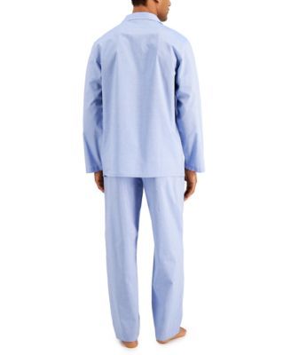 Men's 2-Pc. Solid Oxford Pajama Set, Created for Macy's 