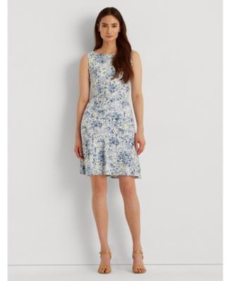 ralph lauren floral jersey dress