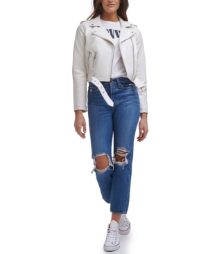 Levi's Women's Faux-Leather Moto Jacket