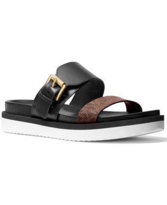 Michael Kors Bo Slide Sandals - Macy's