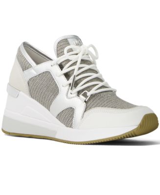 michael michael kors liv trainer signature logo sneakers