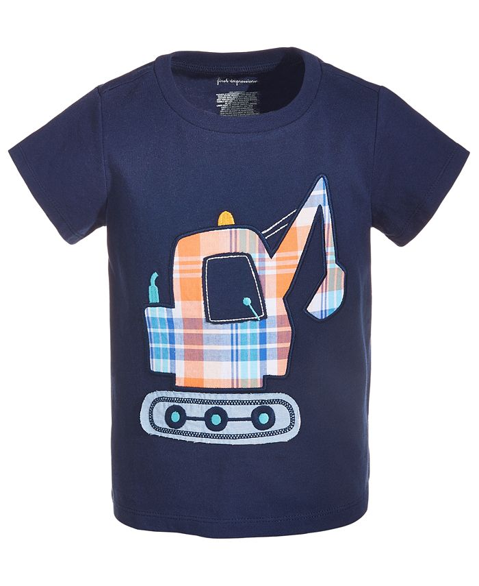 First Impressions Toddler Boys Digger Cotton T-Shirt, Created for Macy ...