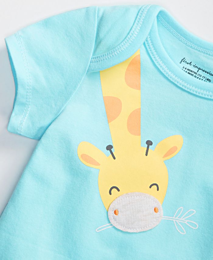 first impressions stuffed giraffe