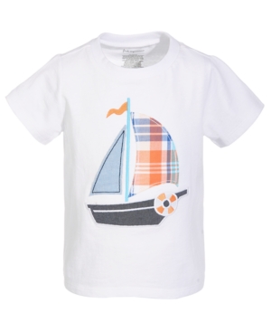 First Impressions Toddler Boys Sailboat Applique T-Shirt Created for Macy's
