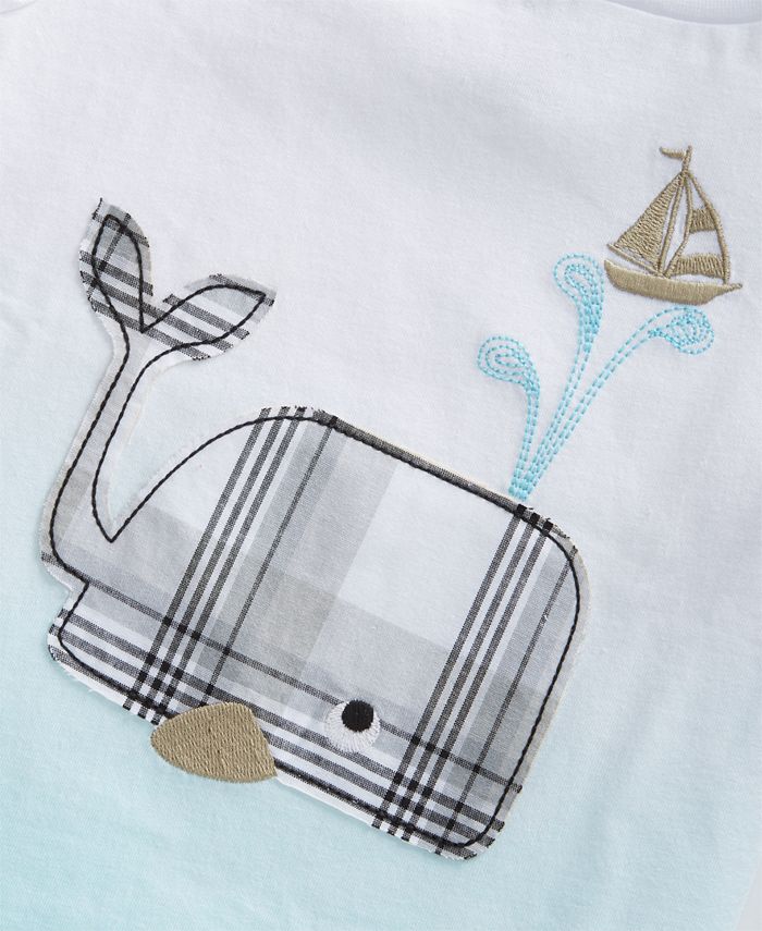 First Impressions Baby Boys Whale Cotton TShirt, Created for Macy's