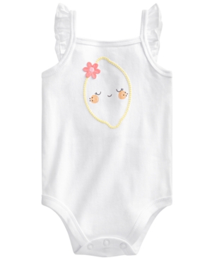First Impressions Baby Girls Lemon Bodysuit Created for Macy's