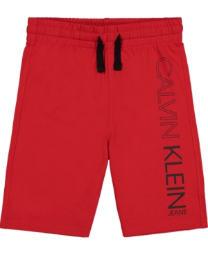 Big Boys Basic Logo Fleece Shorts