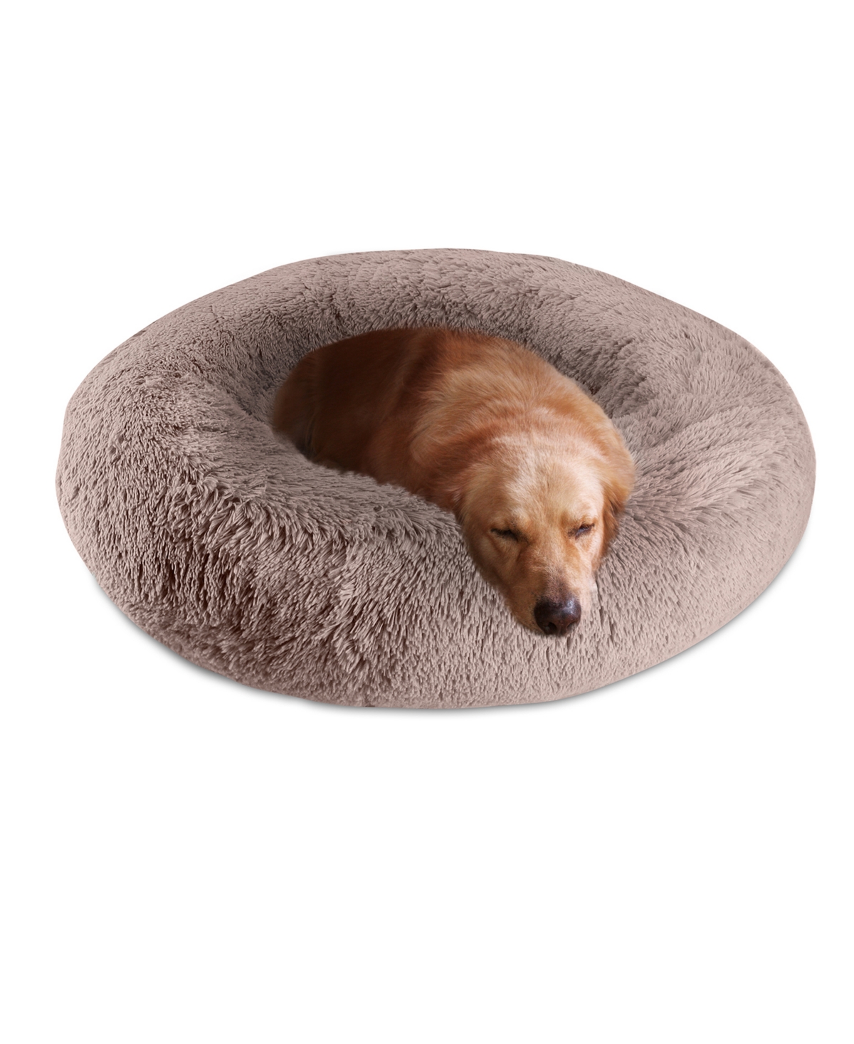 Arlee Donut Round Pet Dog Bed - Pink