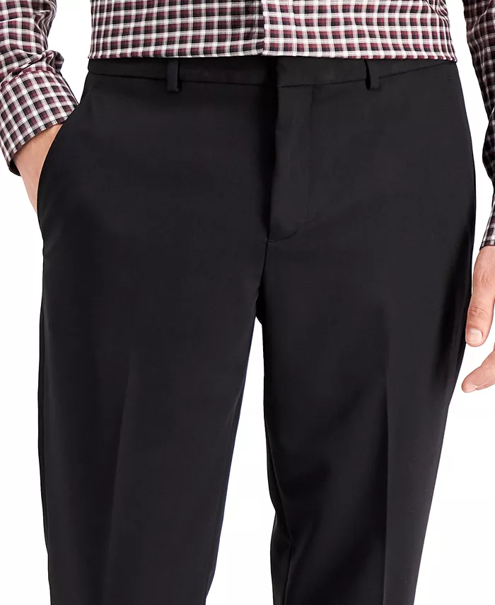 Men's Modern-Fit Stretch Solid Resolution Pants - thumbnail 3