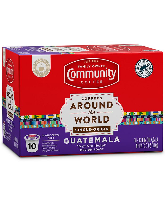 Community Coffee Coffees Around the World Guatemala Medium Roast Single