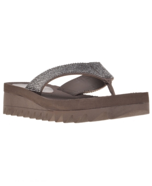 Wild Pair Kalabasas Thong Wedge Sandals Created for Macy's Women's Shoes