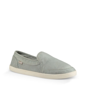 Sanuk Pair O Dice Womens Casual Round Toe Flat Shoes In Harbor Mist