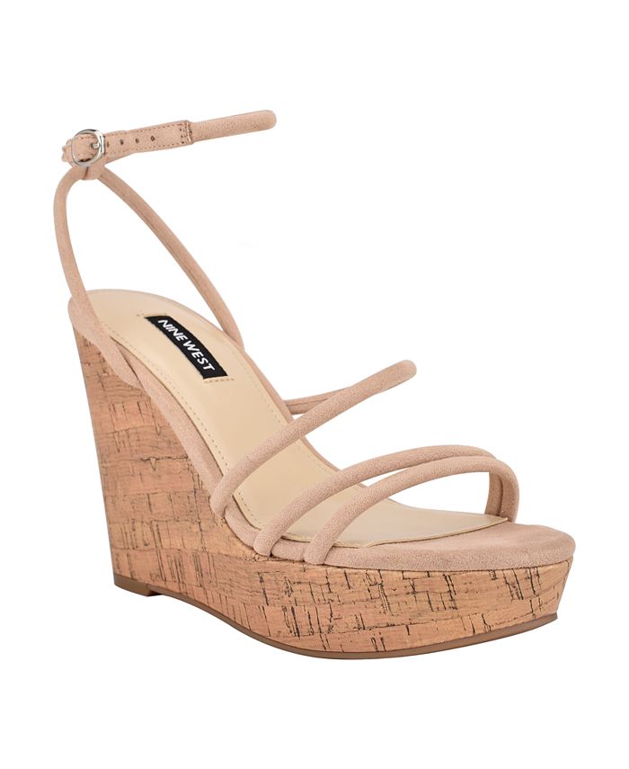 Nine West Women s Havi Barely There Espadrille Wedges Macy s