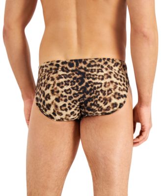 INC International Concepts INC Men's Cheetah-Print Brief Swimsuit