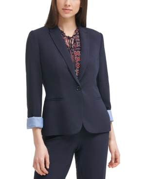 Tommy Hilfiger One-Button Blazer