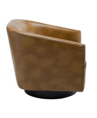 Gaven Wood Base Swivel Chair