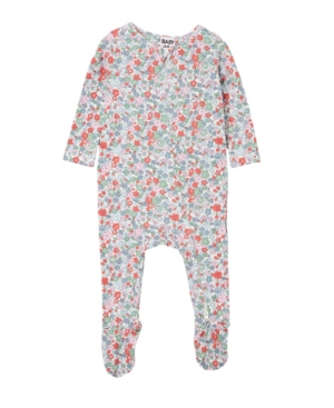 Baby Girl Snug Long Sleeve Zip Romper