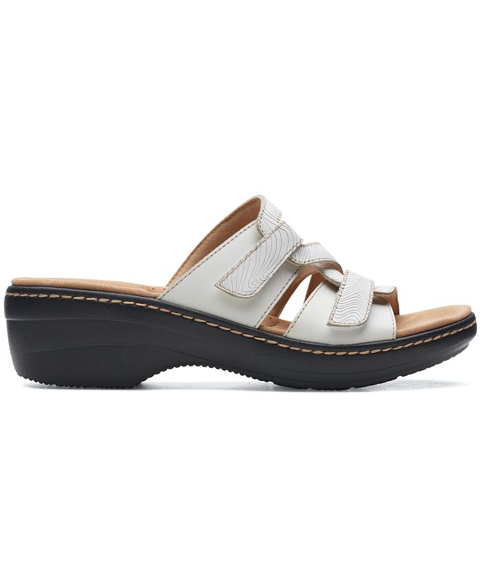 clarks women's merliah karli slip on strappy sandals
