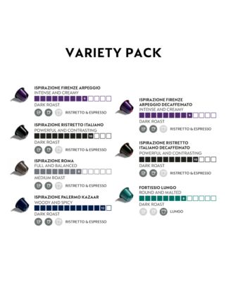 Capsules OriginalLine , Best Seller Variety Pack, Dark Roast Espresso Coffee, 100-Count Espresso Pods