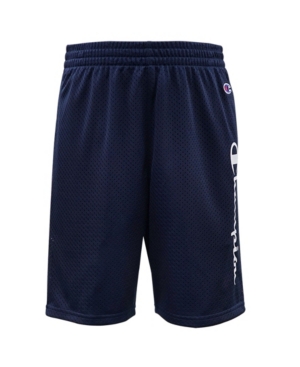 Little Boys Vertical Script Mesh Short